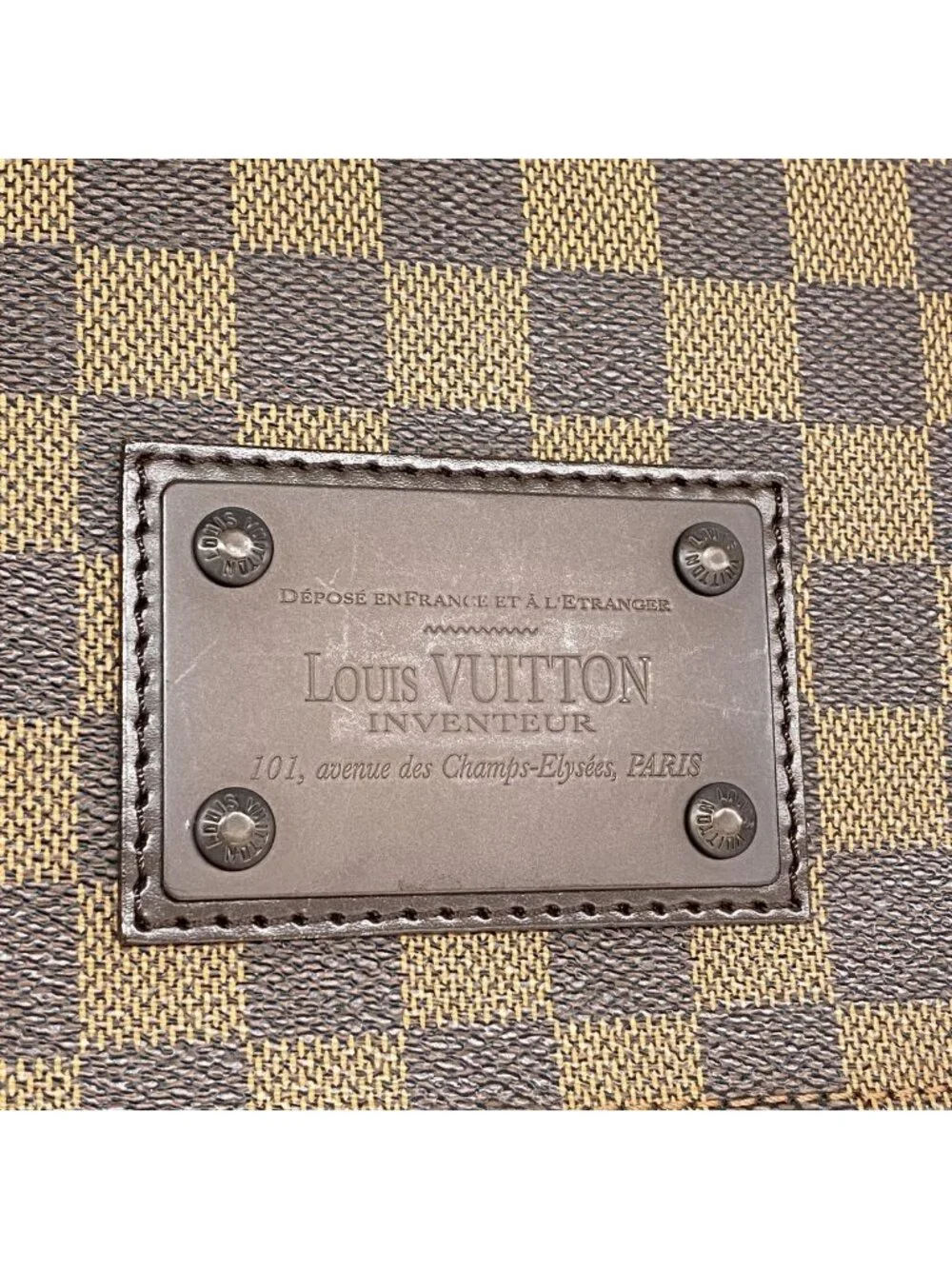 Louis Vuitton Shoulder Bag Damier Brooklyn MM Ebene